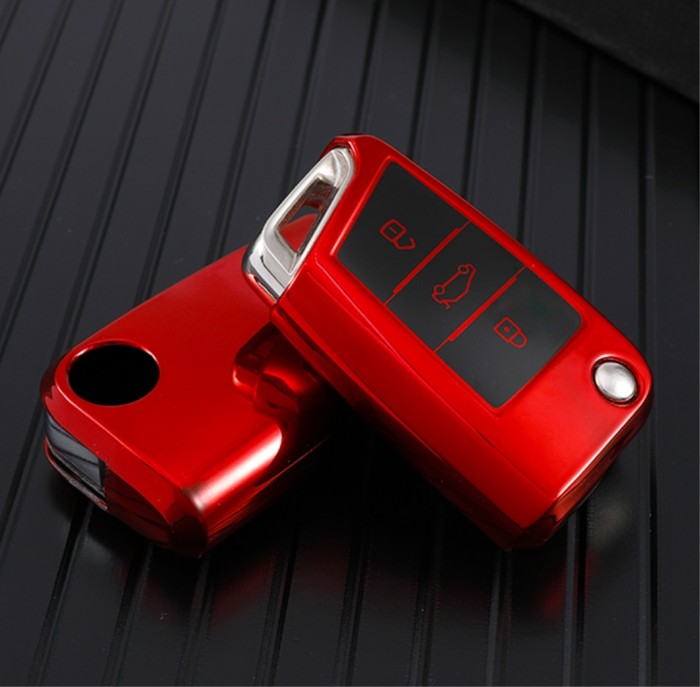 For VW 3 button TPU protective key case please choose the color
