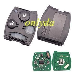 Honda CRV 2 Button remote key with  with PCF7961  with 433MHZ