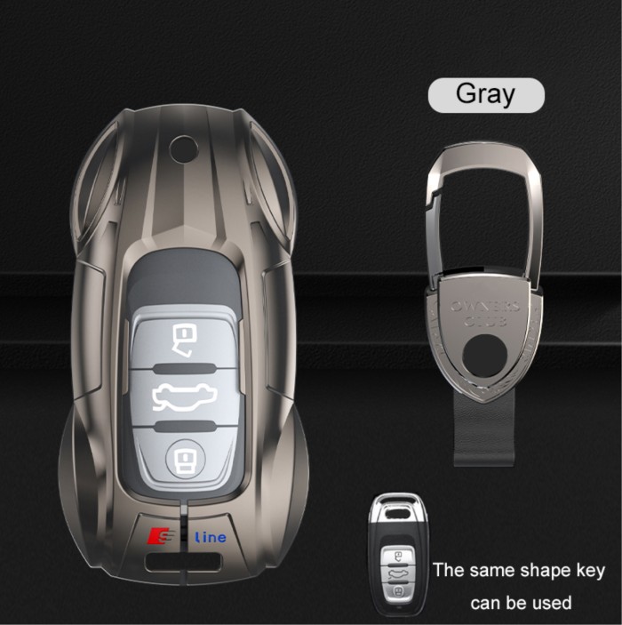 for audi tpu and key ring and screwdriver, silver and gray  you can choose