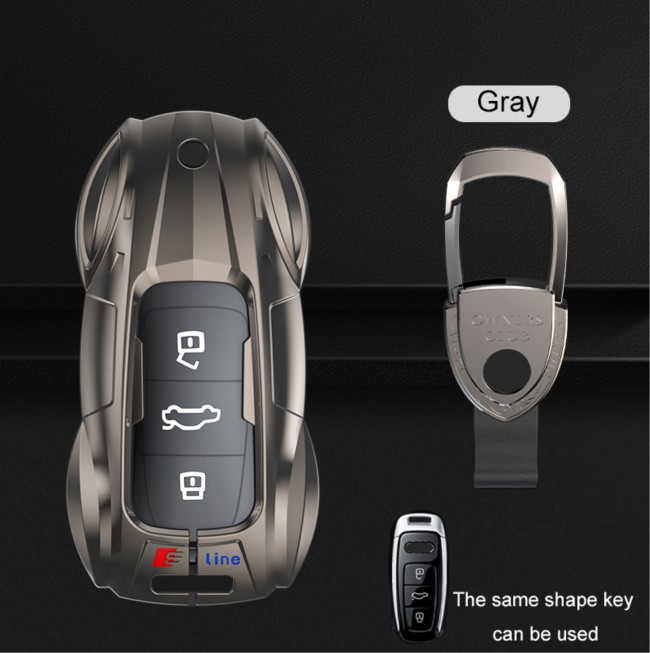 for audi tpu and key ring and screwdriver, silver and gray  you can choose