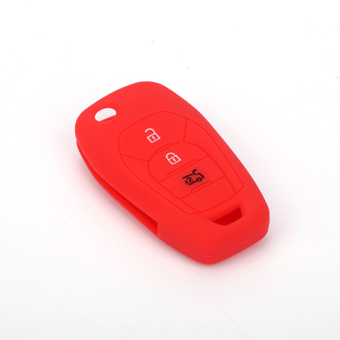 Chevrolet 2 button silicon case (Black,Blue ,Red. Please choose the color)