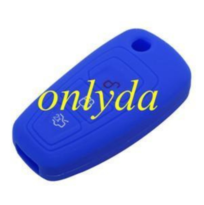 Ford 3 button silicon case (Black,Blue ,Red. Please choose the color)