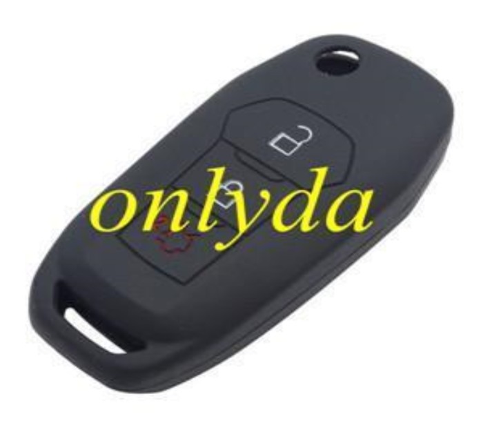 Ford 3 button silicon case (Black,Blue ,Red. Please choose the color)