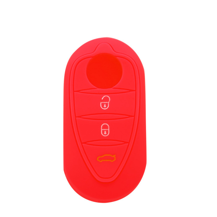 Alfa 3 button silicon key case  (Black,Blue ,Red. Please choose the color)