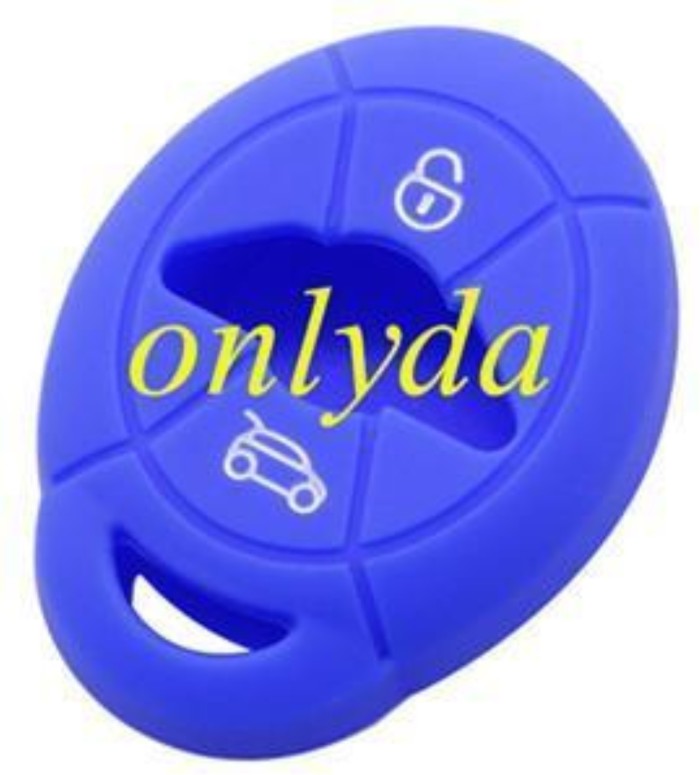 BMW MINI 3  button silicon case (Black,Blue ,Red. Please choose the color)