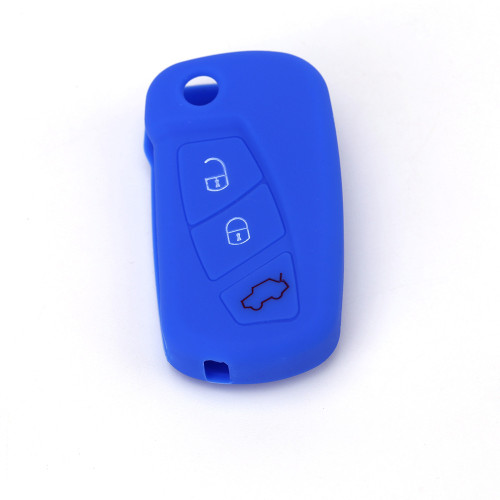 For Ford 2 button remtoe  key silicon case (black)