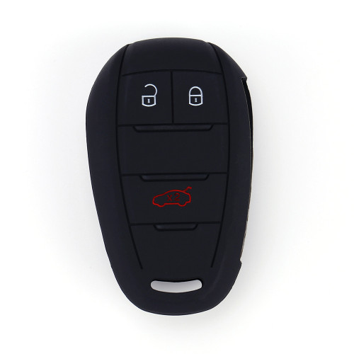 Alfa 3 button silicon key case  （Blue）