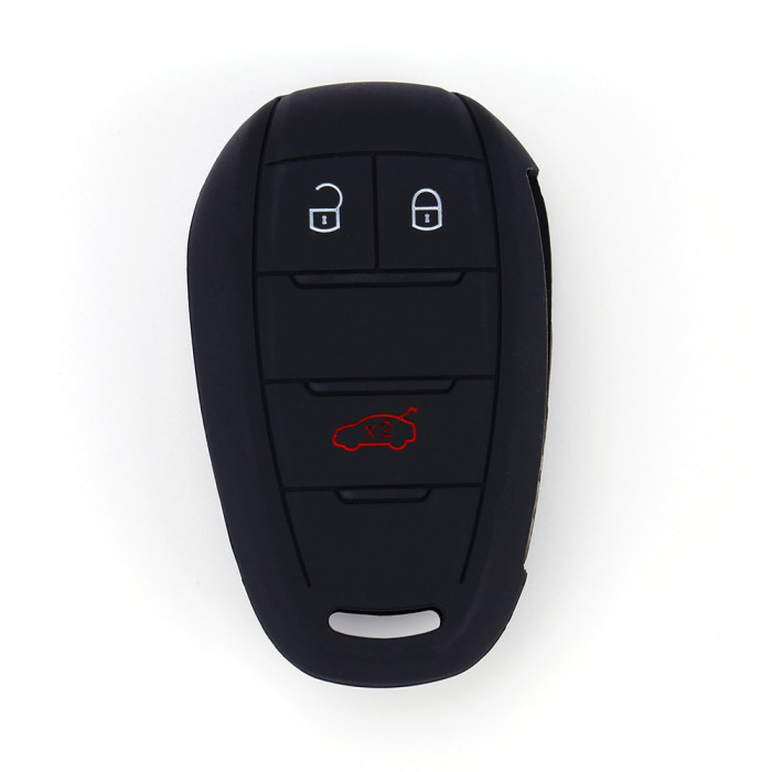 Alfa 3 button silicon key case  （Blue）