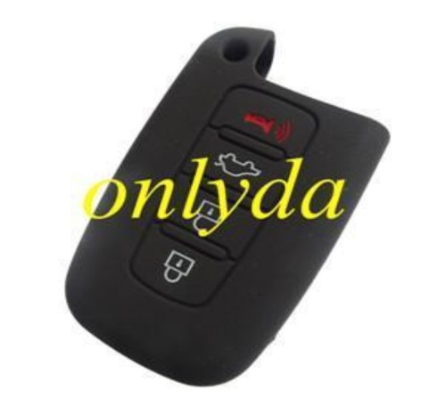 Hyundai 3+1 button silicon case (Black,Blue ,Red. Please choose the color)