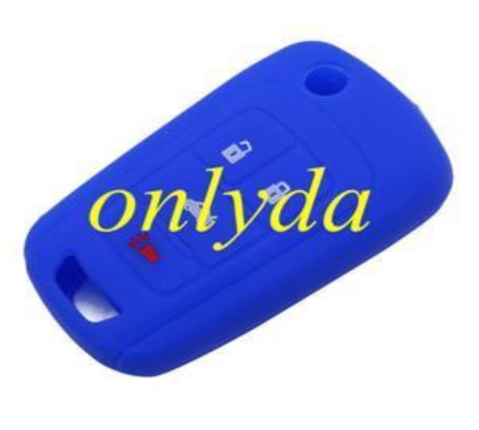 Chevrolet 3+1 button silicon case (Black,Blue ,Red. Please choose the color)