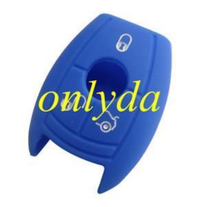 Benz 3 button silicon case (Black,Blue ,Red. Please choose the color)