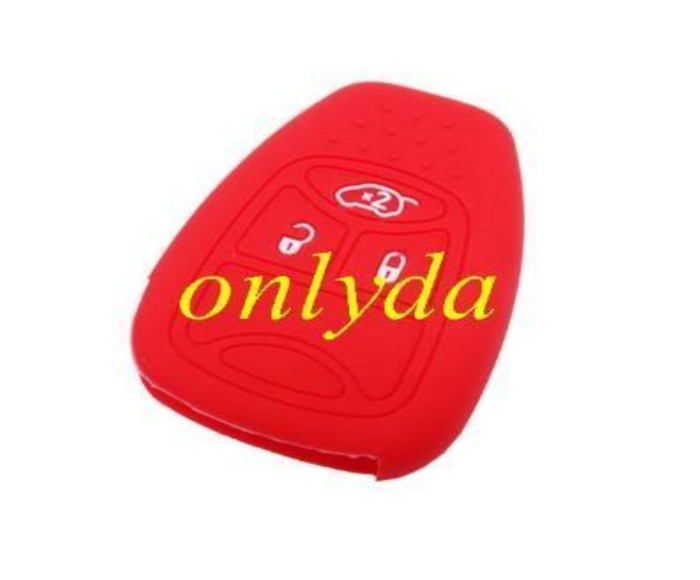 Chrysler 3 button silicon case (Black,Blue ,Red. Please choose the color)