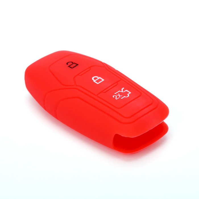 For Ford 2+1 button remtoe  key silicon case (Blue)