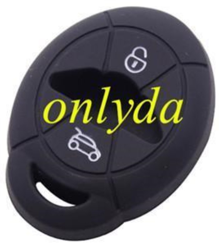 BMW MINI 3  button silicon case (Black,Blue ,Red. Please choose the color)
