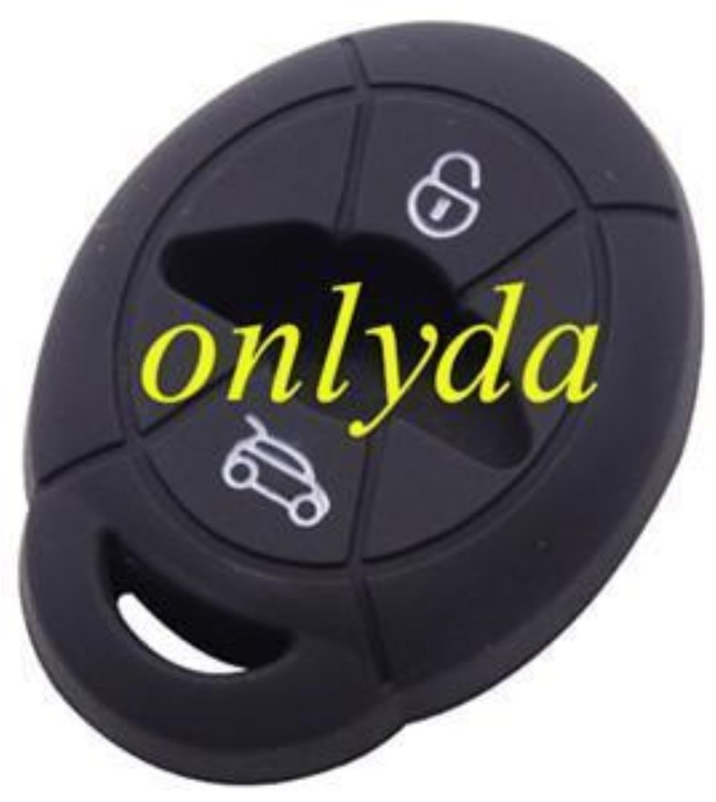 BMW MINI 3 button silicon case (Black,Blue ,Red. Please choose the color)