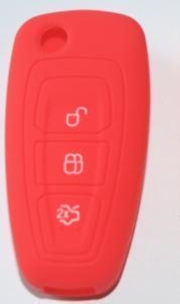 Ford 3 button silicon case (Black,Blue ,Red. Please choose the color)