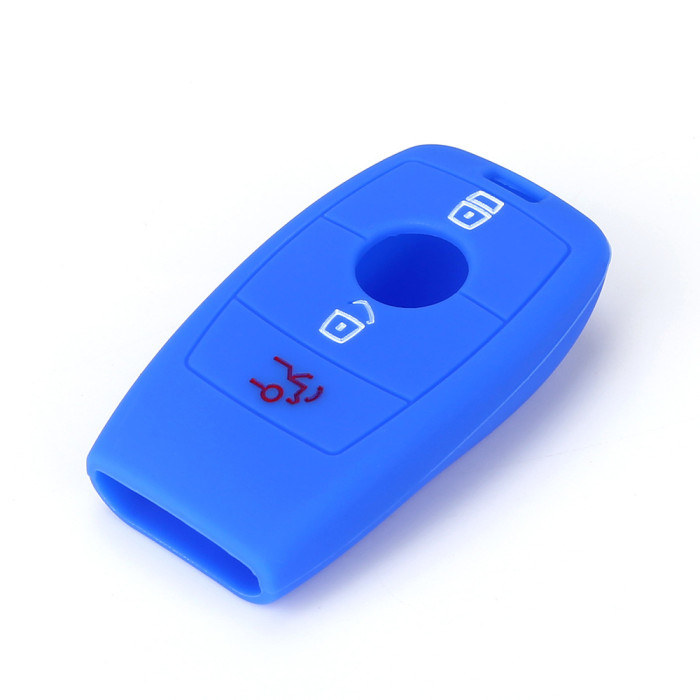 Benz 3 button silicon case (Black,Blue ,Red. Please choose the color)