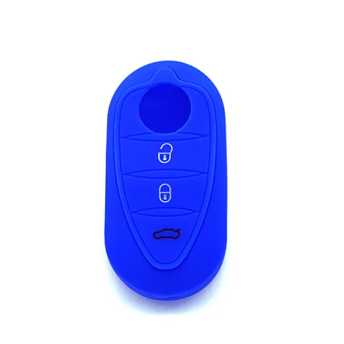 Alfa 3 button silicon key case  (Black,Blue ,Red. Please choose the color)