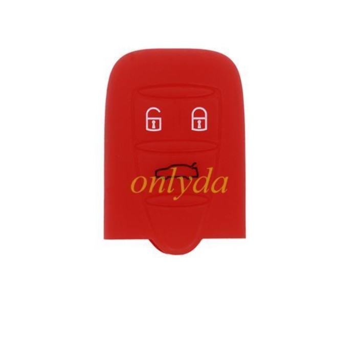 Alfa 3 button silicon key case  （Please choose the color)
