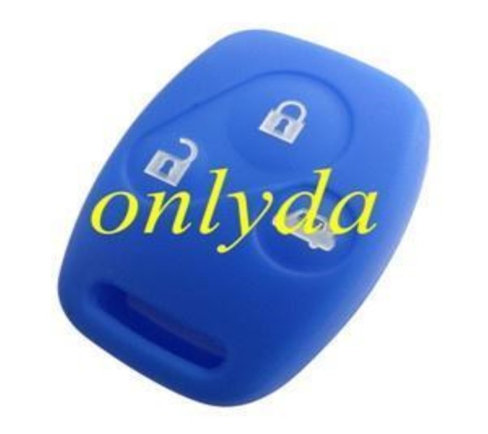 Honda 3 button silicon case (Black,Blue ,Red. Please choose the color)
