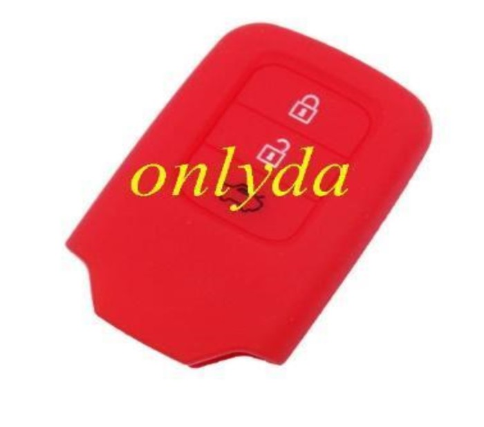 Honda 3 button silicon case (Black,Blue ,Red. Please choose the color)