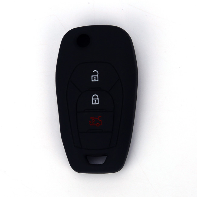Chevrolet 2 button silicon case (Black,Blue ,Red. Please choose the color)
