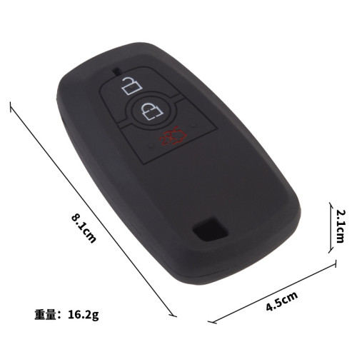 For Ford 2+1 button remtoe  key silicon case (Blue)