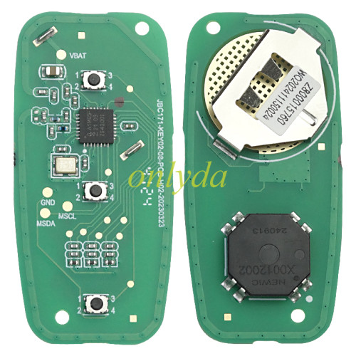 For DFSK Dongfeng Original remote with 434mhz, 4A chip NCF29AxM