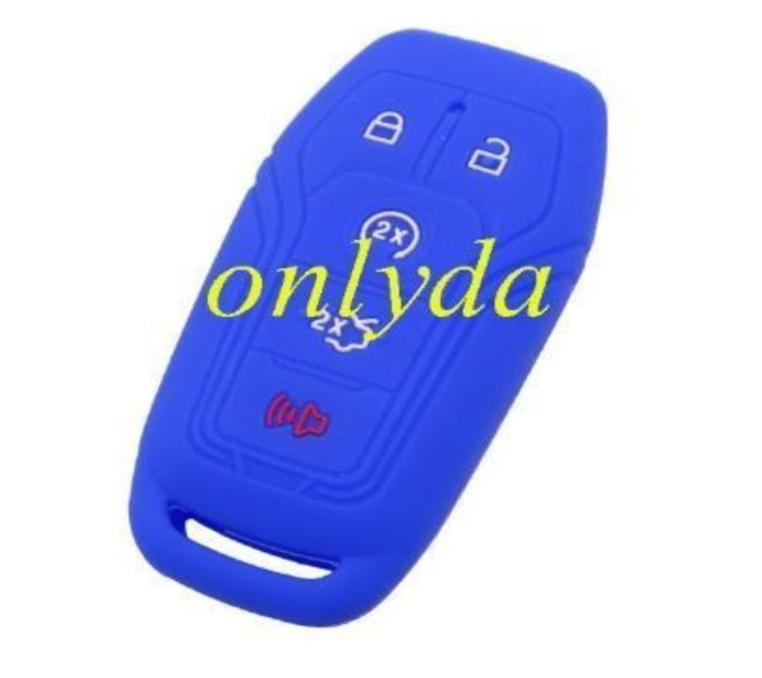 Ford 4+1 button silicon case (Black,Blue ,Red. Please choose the color)