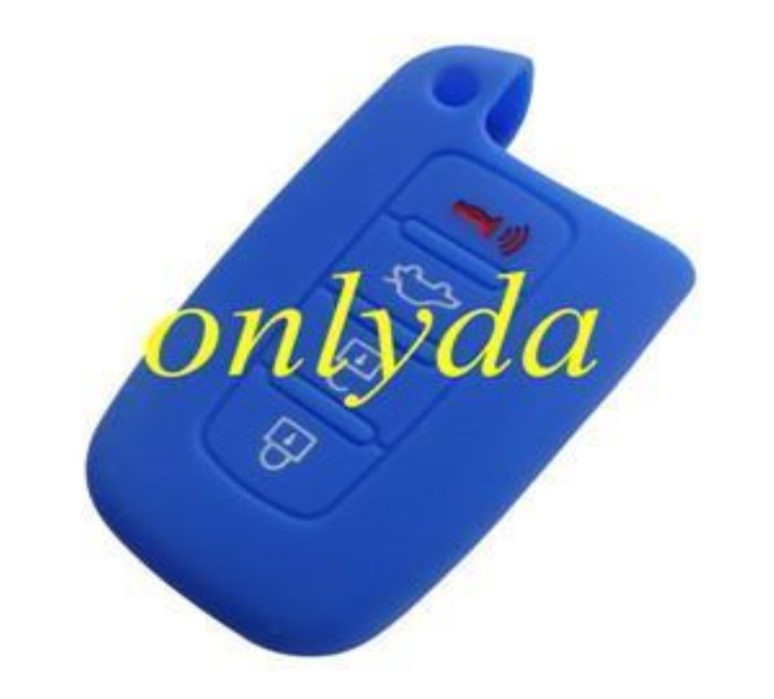 Hyundai 3+1 button silicon case (Black,Blue ,Red. Please choose the color)