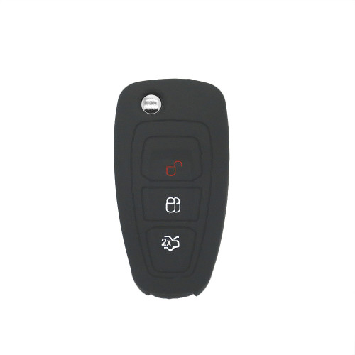 Ford 3 button silicon case (Black,Blue ,Red. Please choose the color)