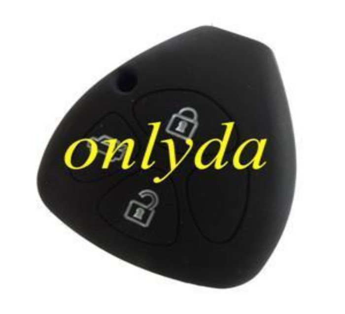 Toyota 3 button silicon case (Black,Blue ,Red. Please choose the color)