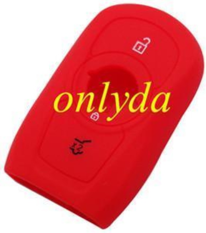 Opel 3 button silicon case (Black,Blue ,Red. Please choose the color)
