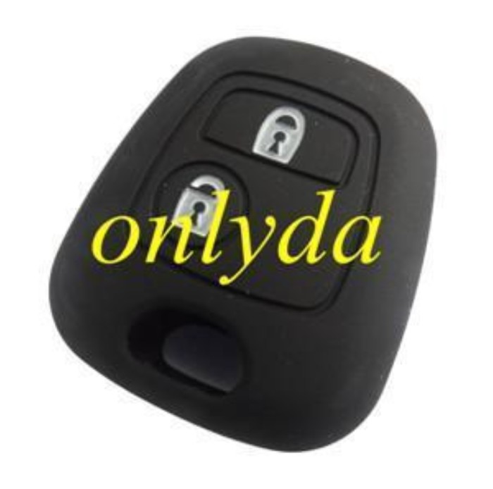 Peugeot, Citroen 2 button silicon case (Black,Blue ,Red. Please choose the color)