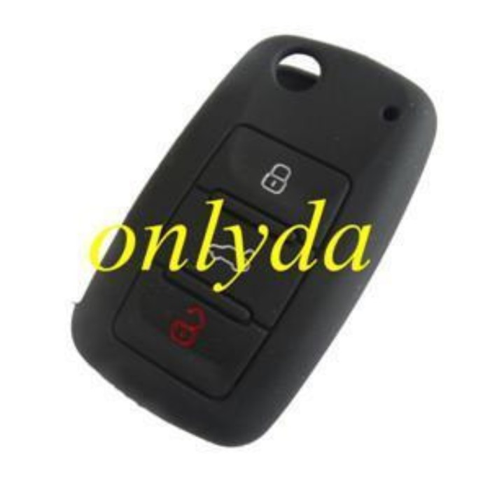 VW 3 button silicon case (Black,Blue ,Red. Please choose the color)