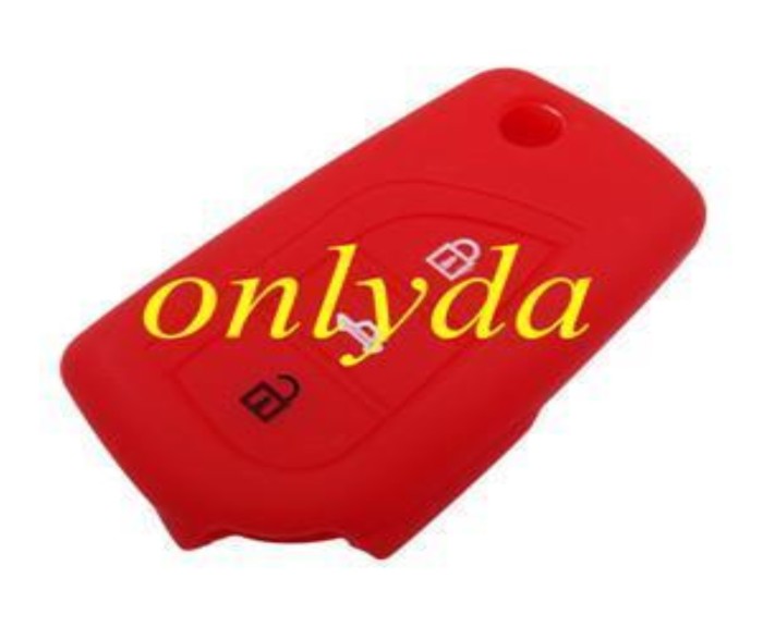 Toyota 2+1 button silicon case (Black,Blue ,Red. Please choose the color)