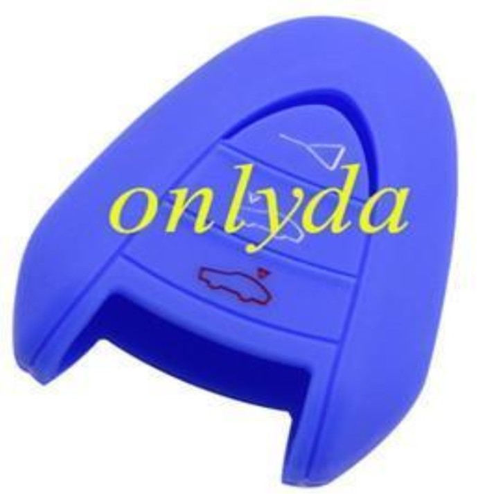 Porsche 3 button silicon case (Black,Blue ,Red. Please choose the color)
