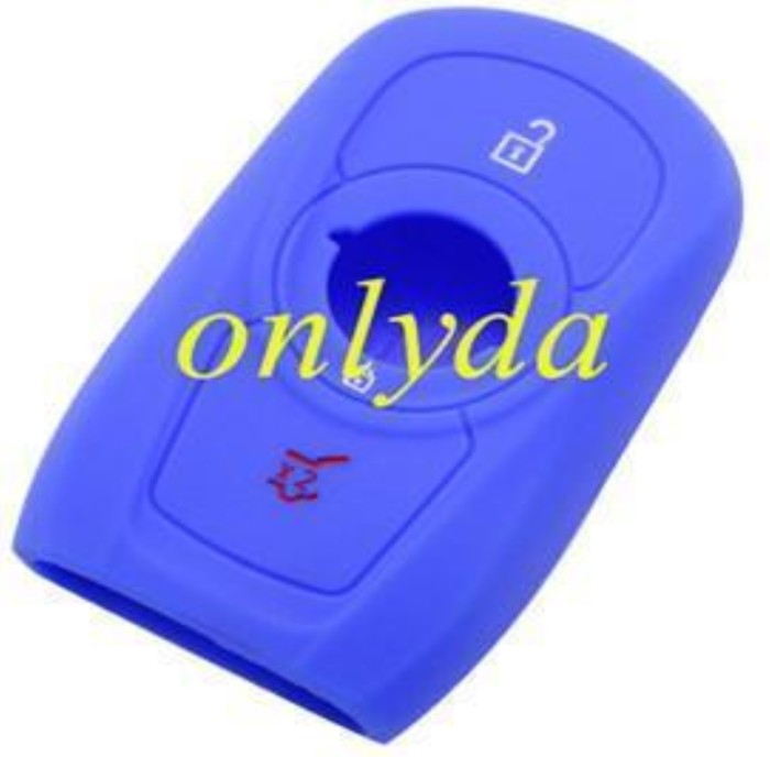 Opel 3 button silicon case (Black,Blue ,Red. Please choose the color)