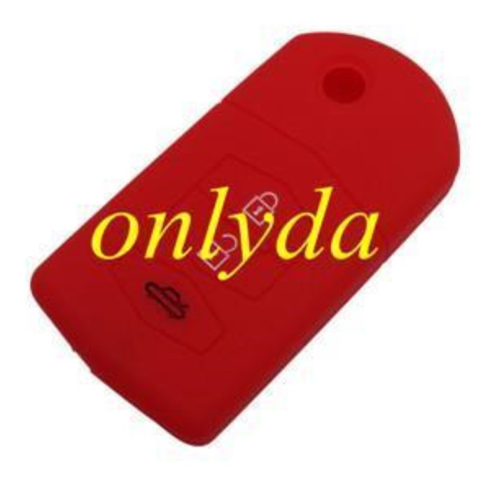 Mazda 3 button silicon case (Black,Blue ,Red. Please choose the color)