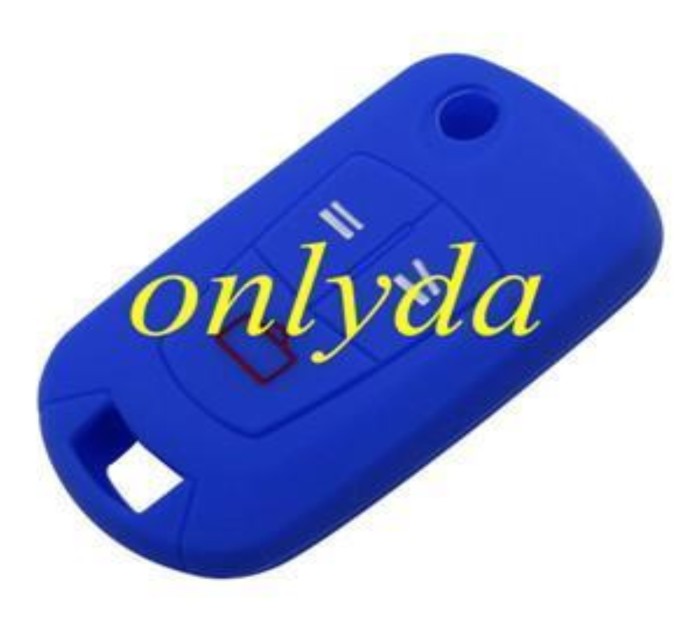 Opel 3 button silicon case (Black,Blue ,Red. Please choose the color)