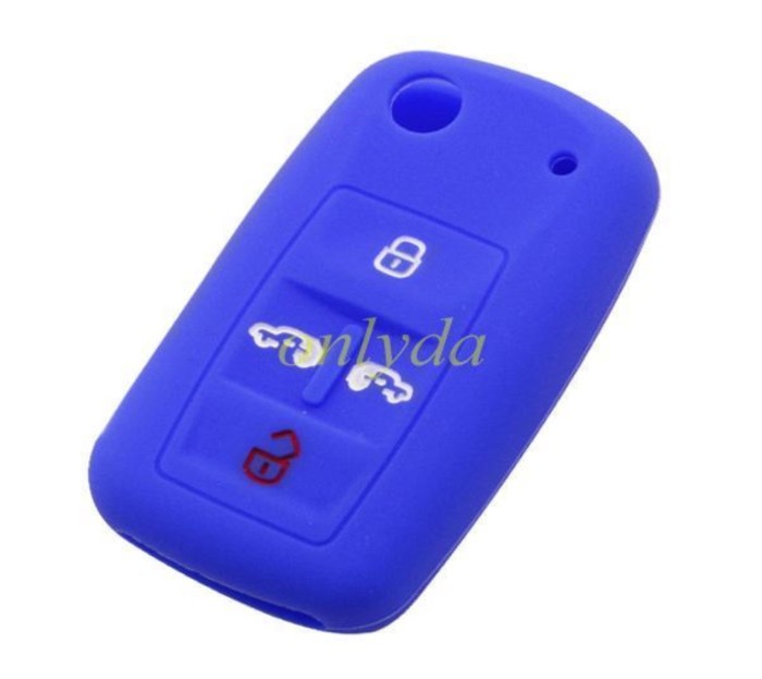 VW 3 button silicon case (Black,Blue ,Red. Please choose the color)