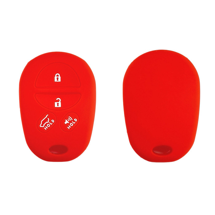 Toyota 3+1 button silicon case (Black,Blue ,Red. Please choose the color)