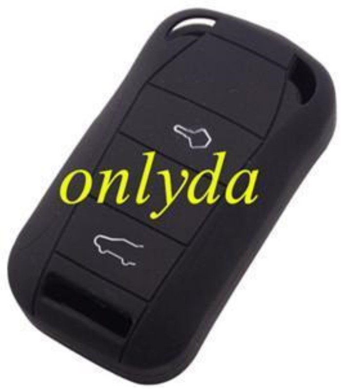 Porsche 2 button silicon case (Black,Blue ,Red. Please choose the color)