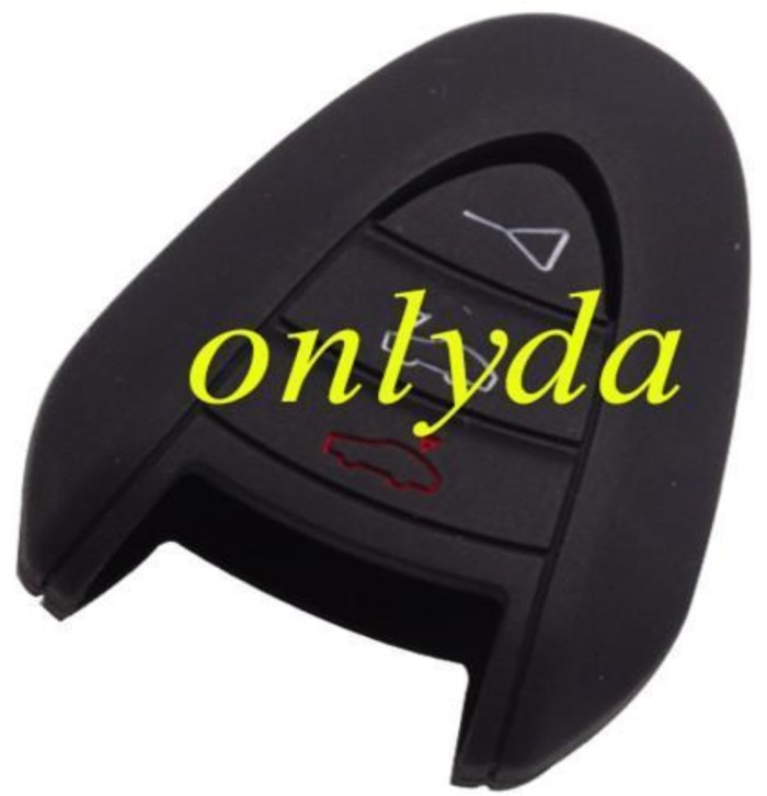 Porsche 3 button silicon case (Black,Blue ,Red. Please choose the color)