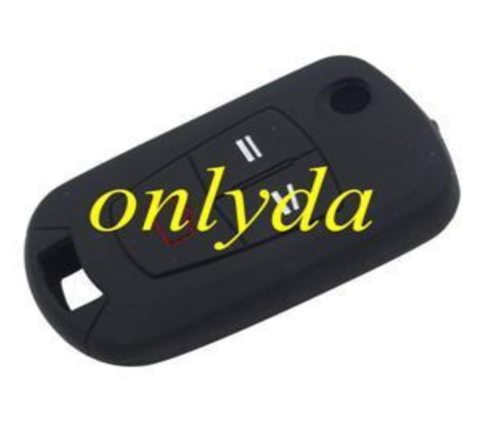 Opel 3 button silicon case (Black,Blue ,Red. Please choose the color)