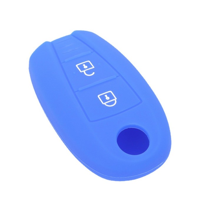 For Suzuki 2 button silicon case (black）