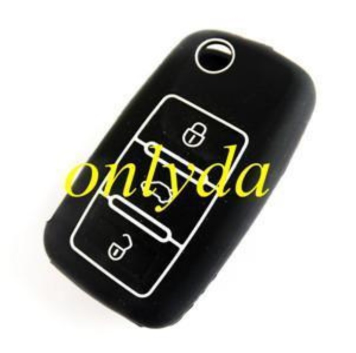 VW 3 button silicon case (Black,Blue ,Red. Please choose the color)