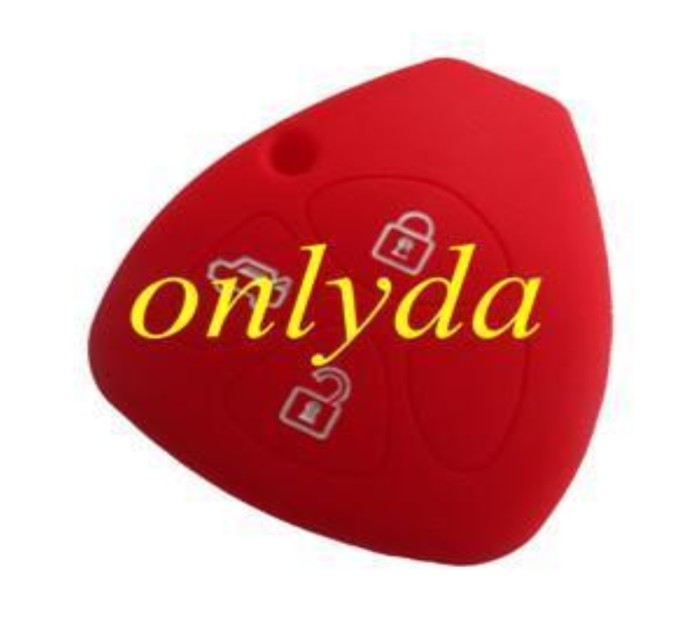 Toyota 3 button silicon case (Black,Blue ,Red. Please choose the color)