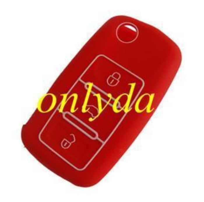 VW 3 button silicon case (Black,Blue ,Red. Please choose the color)