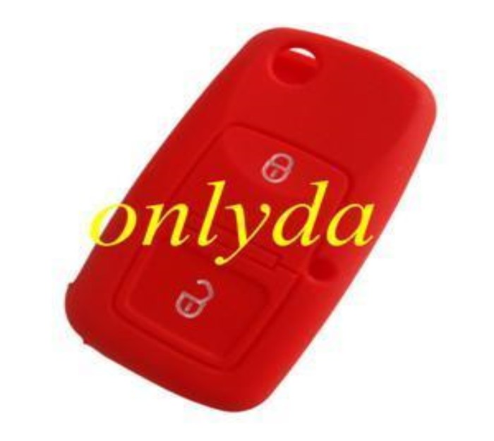 VW 2 button silicon case (Black,Blue ,Red. Please choose the color)